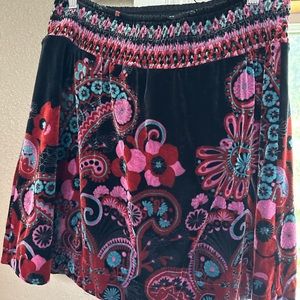 FP velvet skirt